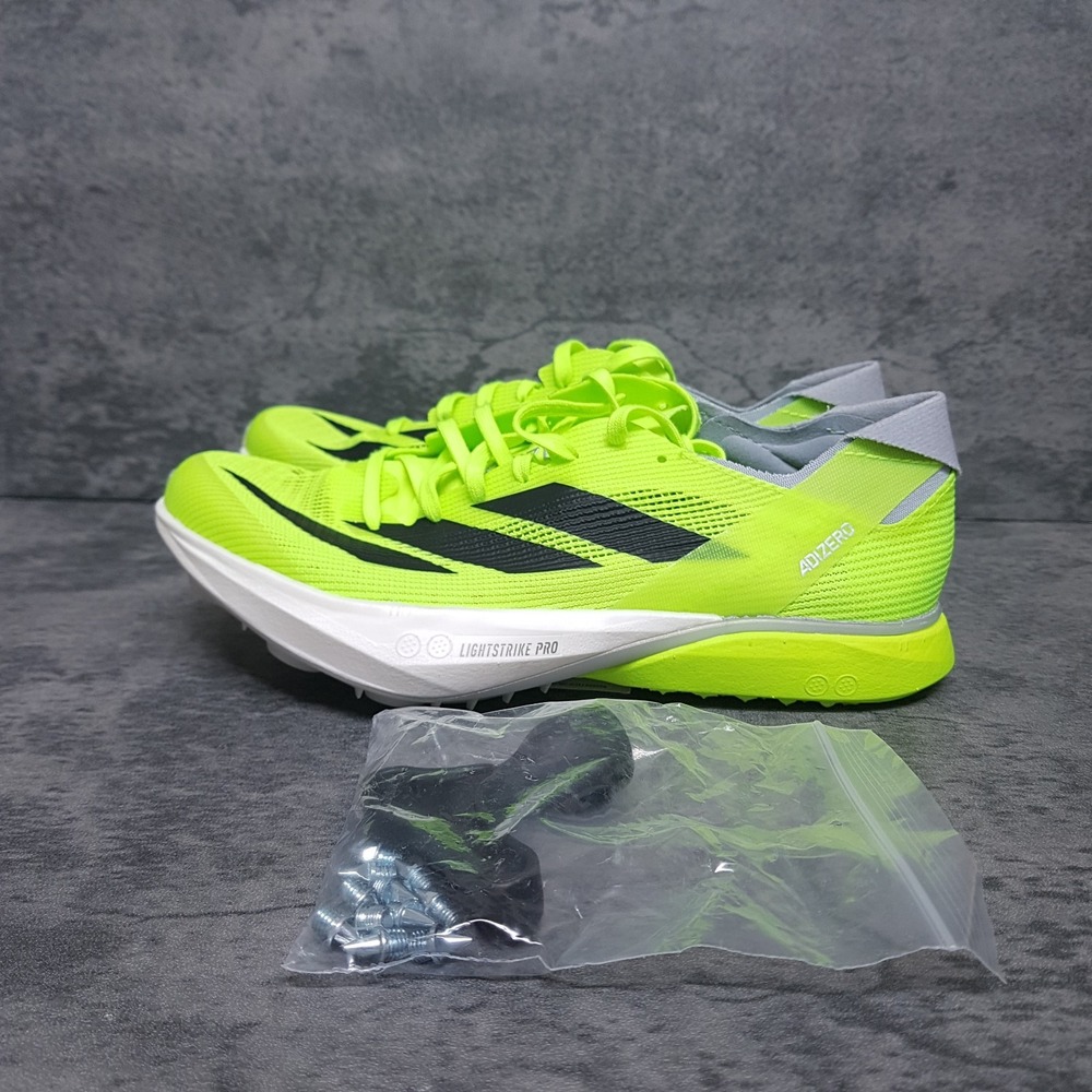ADIDAS Adizero Avanti Track & Field Shoes Mens 8 Womens 9 Lucid Lemon Black